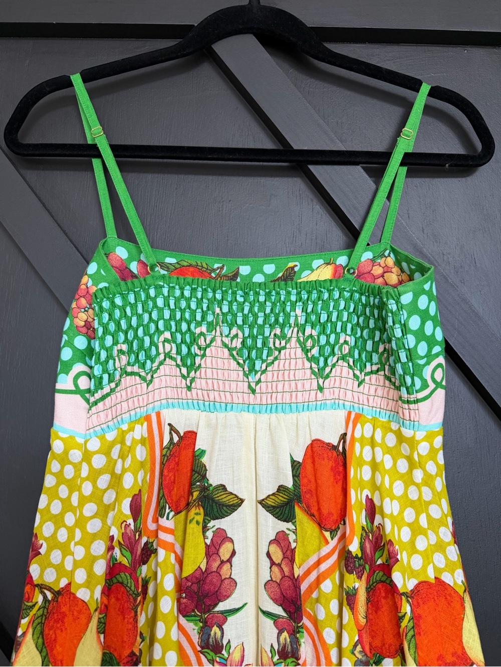 ALEMAIS Lemonis Sundress in Multi Fruit Print, Size US 6 - Picture 10 of 16